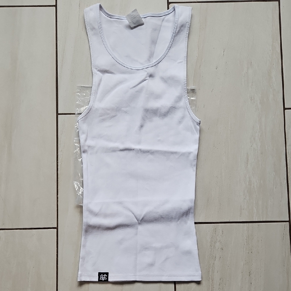 NWT Ekko Core White Core Beater Tank Top [Size XL]